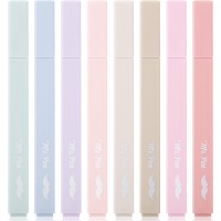 Mr. Pen Aesthetic Highlighters, 8 Pcs, Chisel Tip, Muted Pastel Color, No Bleed Bible Highlighter Pastel